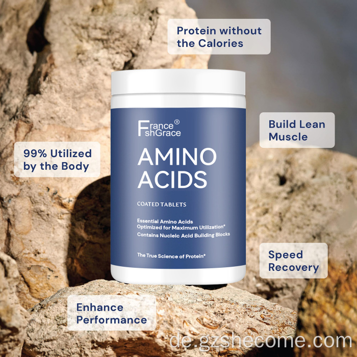 Premium -Aminosäure -Tabletten unterstützen die Muskelstärke